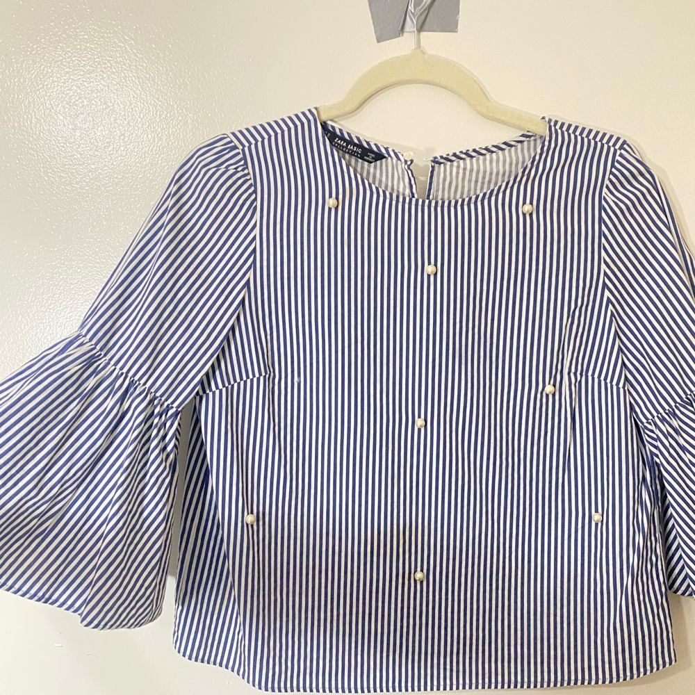 Zara Flowy Sleeve Top